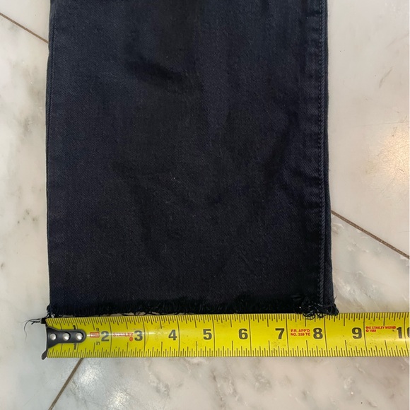 Levi's Women's Straight Leg Jeans - Black - Picture 5 of 8